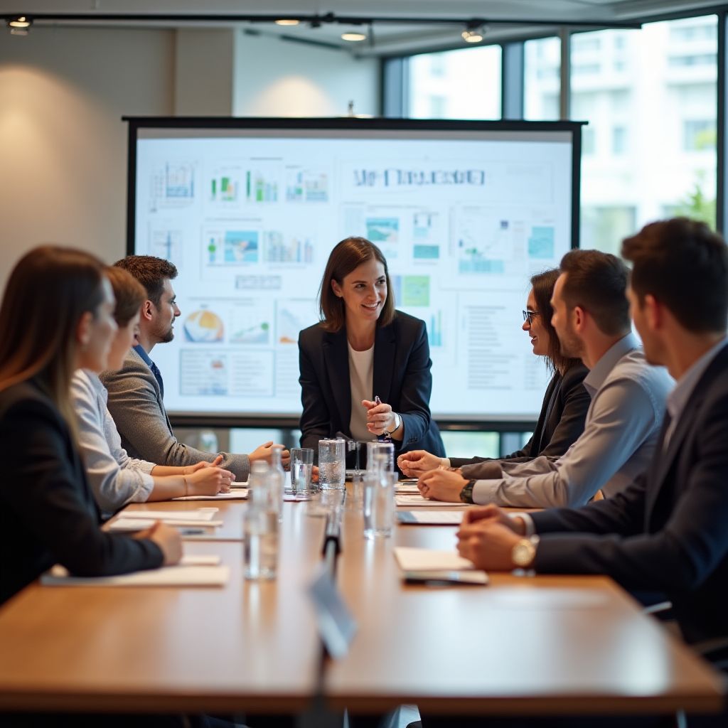 Group coaching session